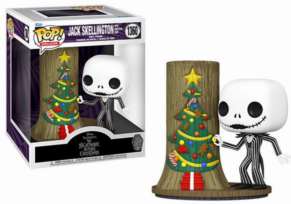 Φιγούρα Funko POP! Deluxe: Disney Nightmare Before Christmas – Jack Skellington with Christmas Door #1360