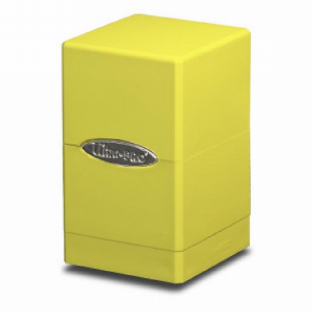 Ultra Pro Satin Tower Deck Box – Bright Yellow