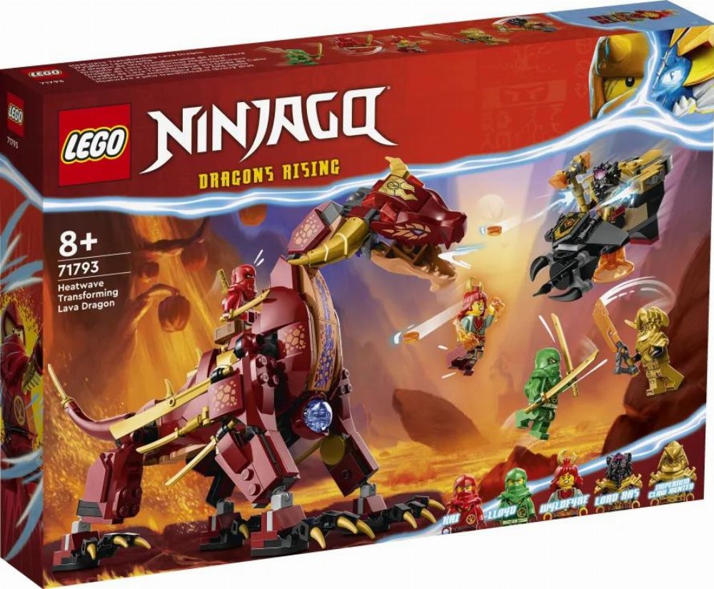 LEGO Ninjago – Heatwave Transforming Lava Dragon (71793)