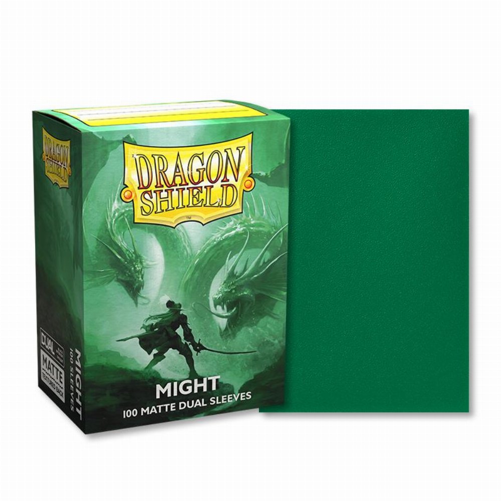 Dragon Shield Sleeves Standard Size – Matte Dual Might (100 Sleeves)