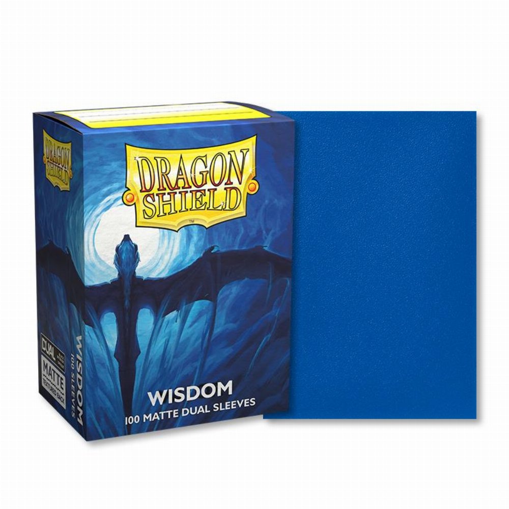 Dragon Shield Sleeves Standard Size – Matte Dual Wisdom (100 Sleeves)