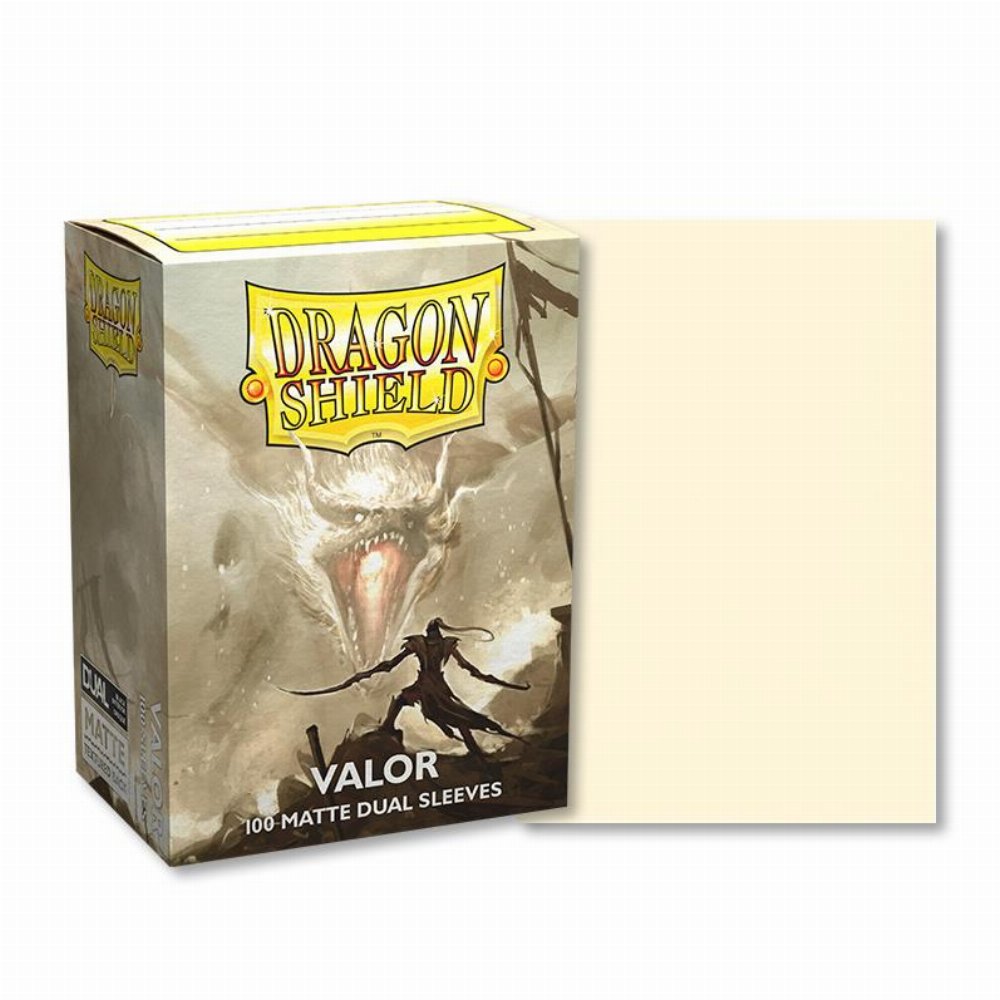 Dragon Shield Sleeves Standard Size – Matte Dual Valor (100 Sleeves)