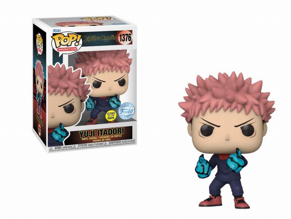 Φιγούρα Funko POP! Jujutsu Kaisen – Yuji Itadori (GITD) #1376 (Exclusive)