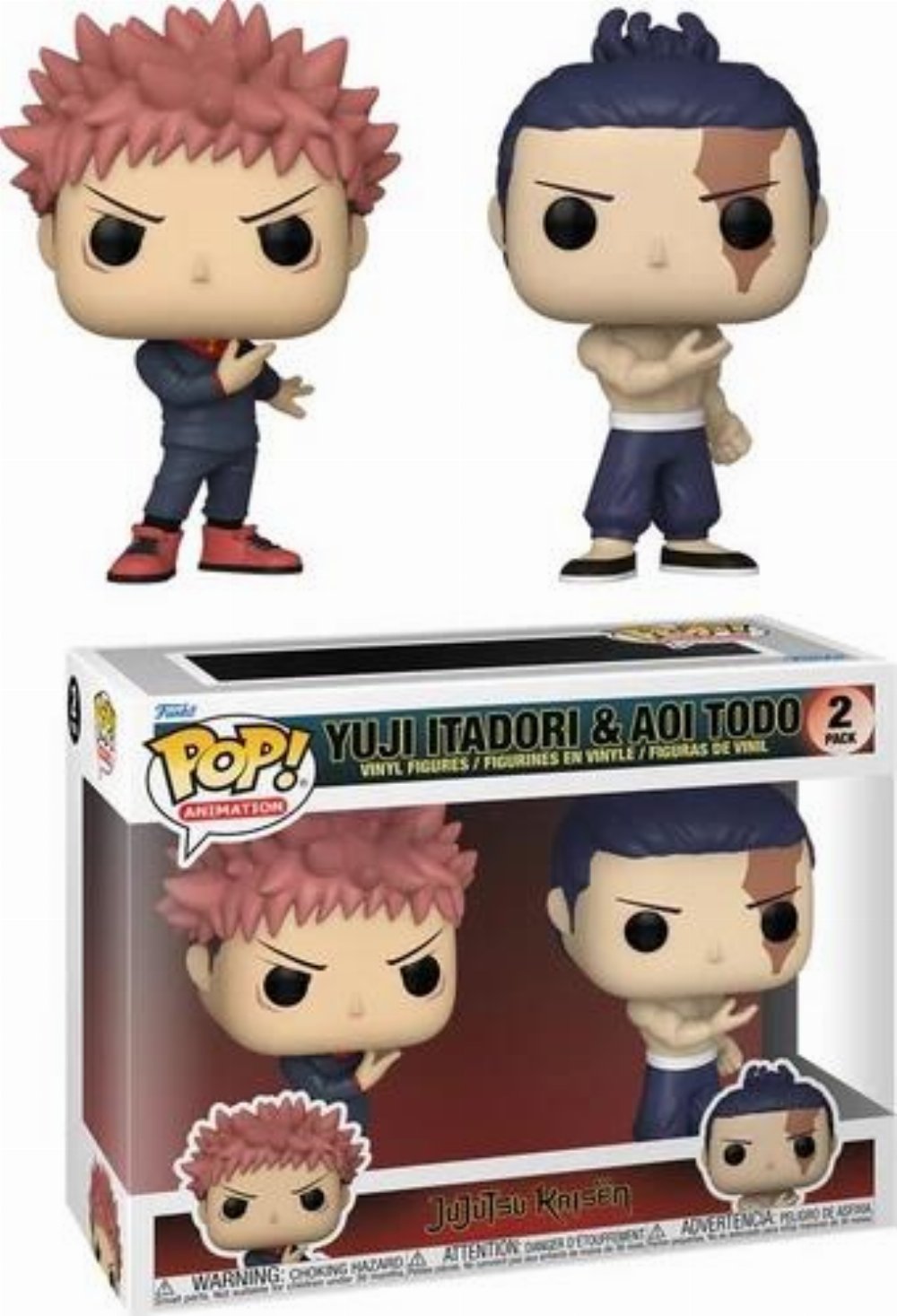 Φιγούρες Funko POP! Jujutsu Kaisen – Yuji Itadori & Aoi Todo 2-Pack