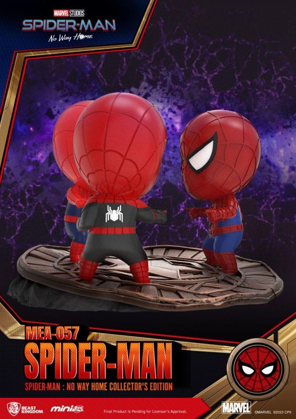 Marvel: Mini Egg – Spider-Man No Way Home 3-Pack Φιγούρες (8cm) Collector’s Edition