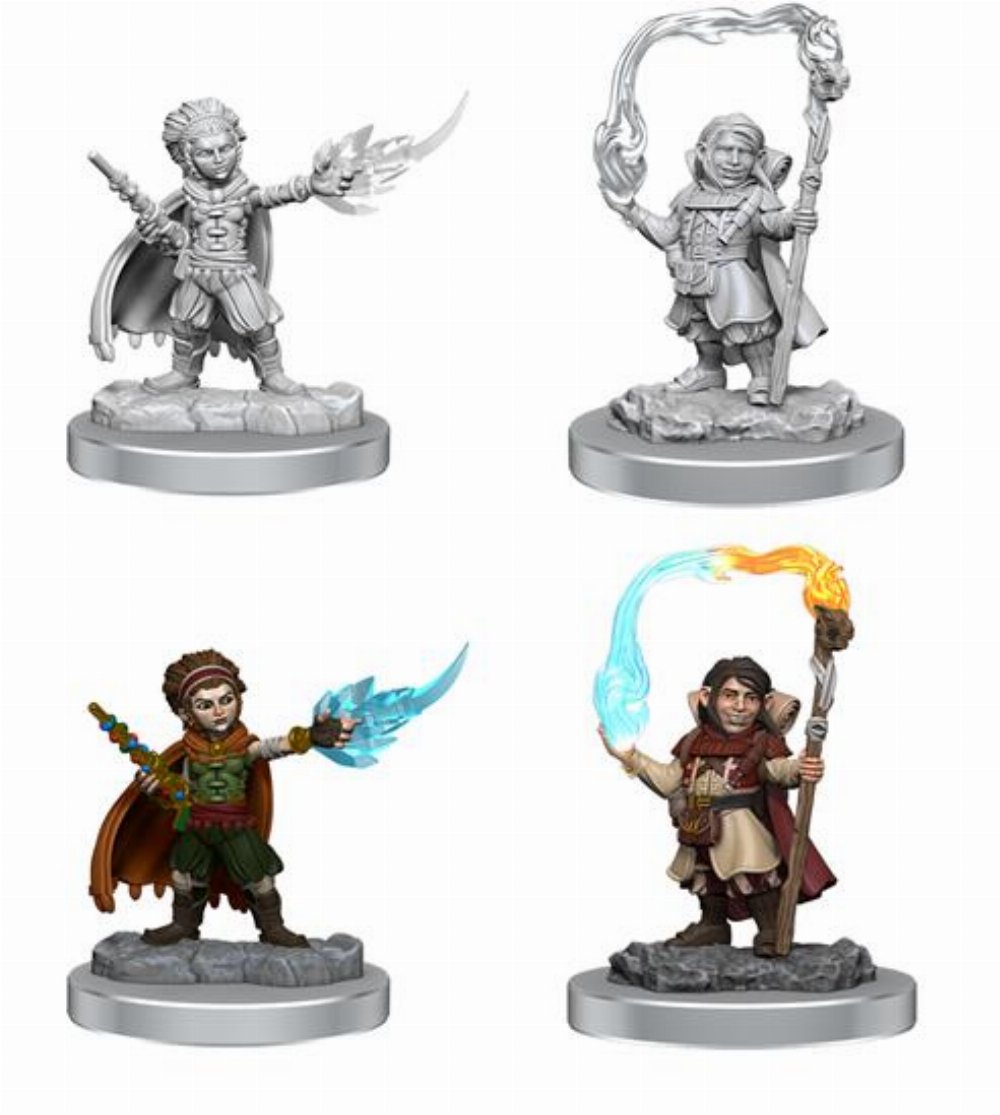 D&D Nolzur’s Marvelous Μινιατούρες – 2x Halfling Wizards