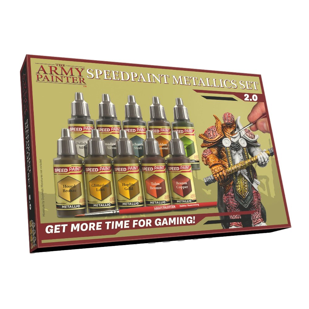 The Army Painter – Speedpaint Metallics Set 2.0 (10 Colours)