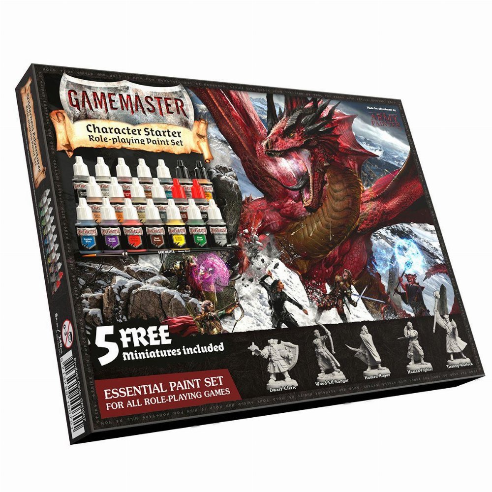 The Army Painter – GameMaster: Character Paint Set (26 Hobby Supplies)