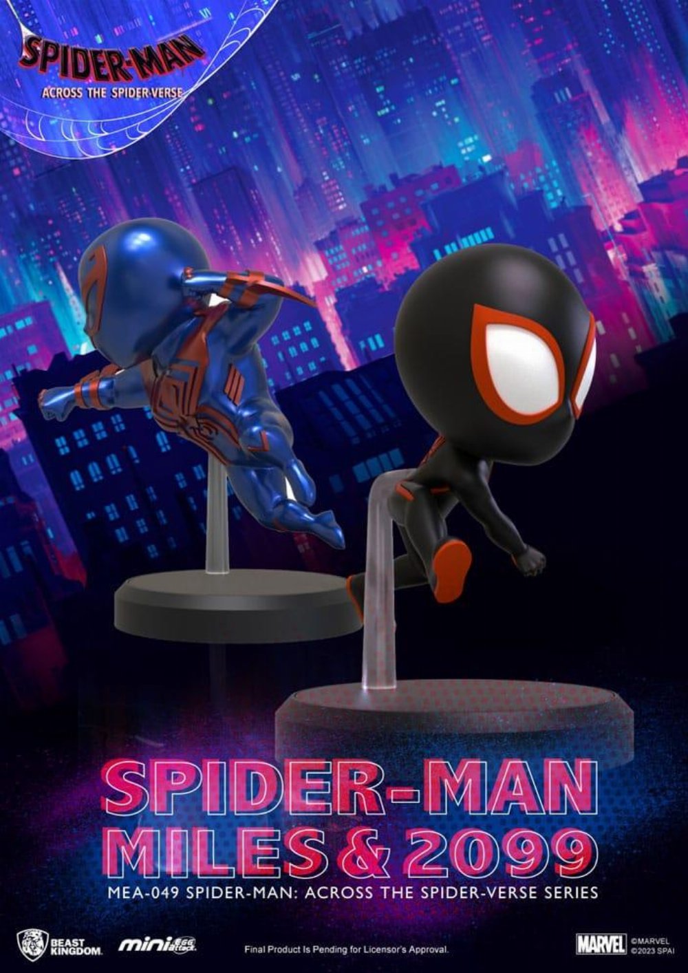 Marvel: Spider-Man Across the Spider-Verse – Miles Morales & Spider-Man 2099 2-Pack Φιγούρες Αγαλματίδια (10cm)