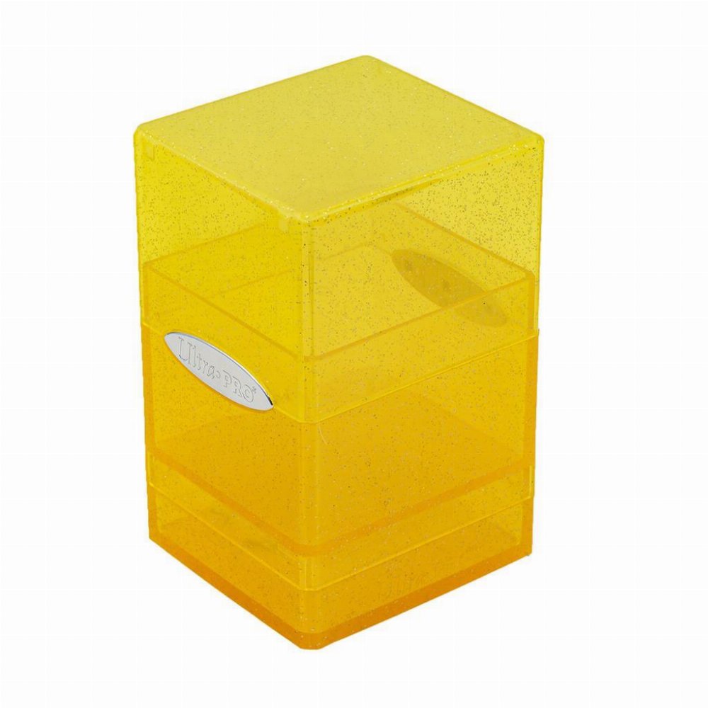 Ultra Pro Satin Tower Deck Box – Glitter Yellow