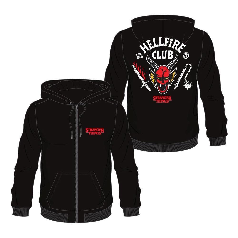 Stranger Things – Hellfire Club Φούτερ Zipper Hoodie (M)