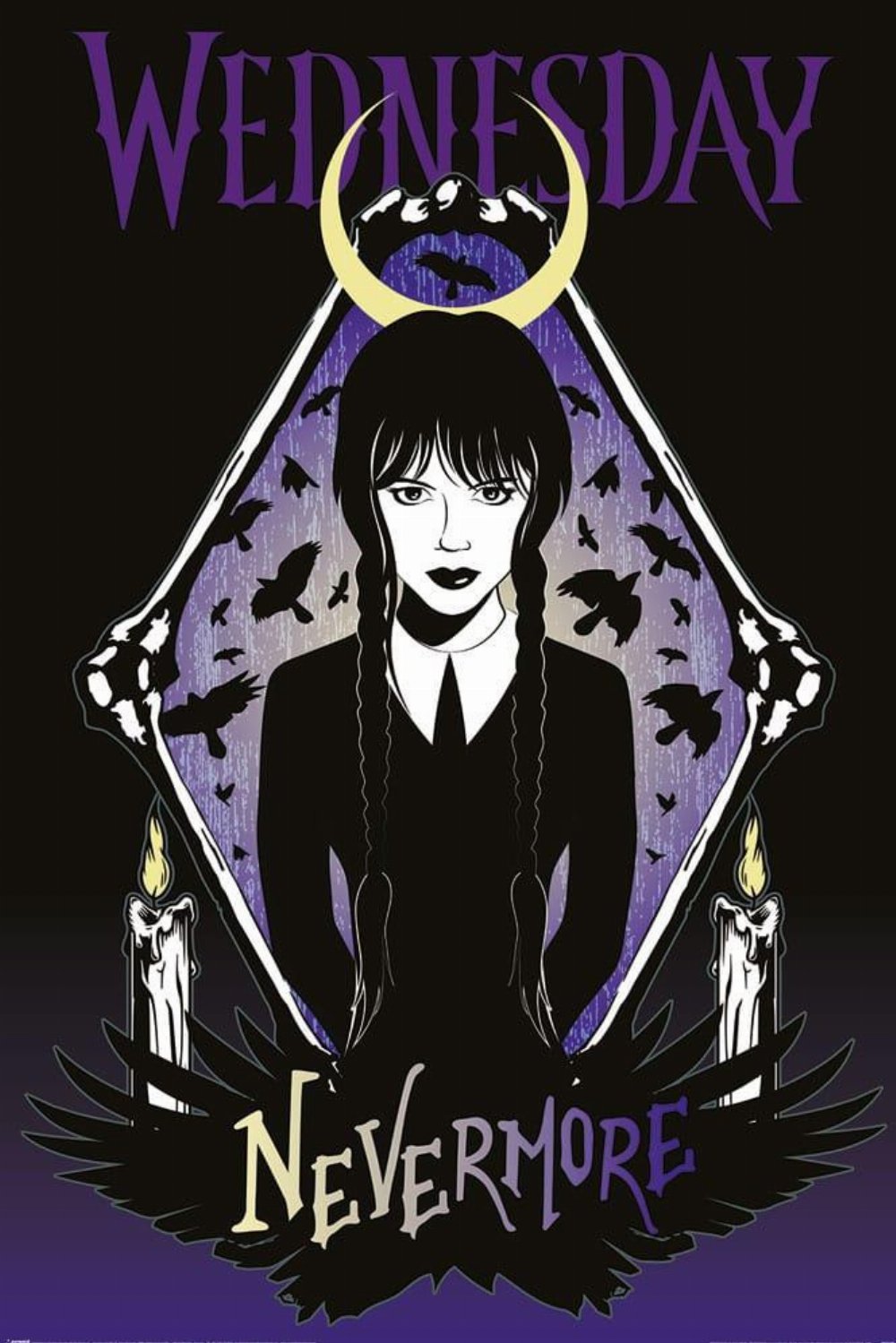 Wednesday – Nevermore Αυθεντική Αφίσα (61x91cm)