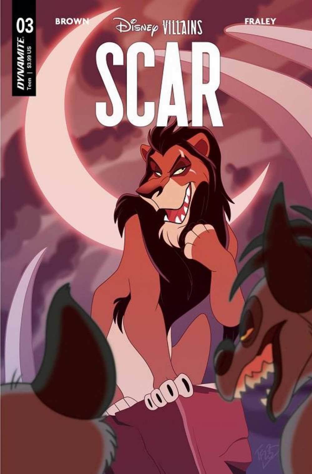 Τεύχος Κόμικ Disney Villains Scar #3 Cover B