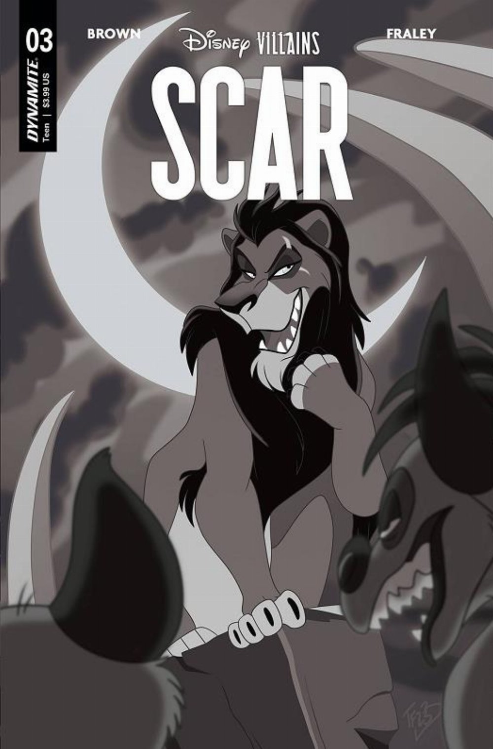 Τεύχος Κόμικ Disney Villains Scar #3 Cover G