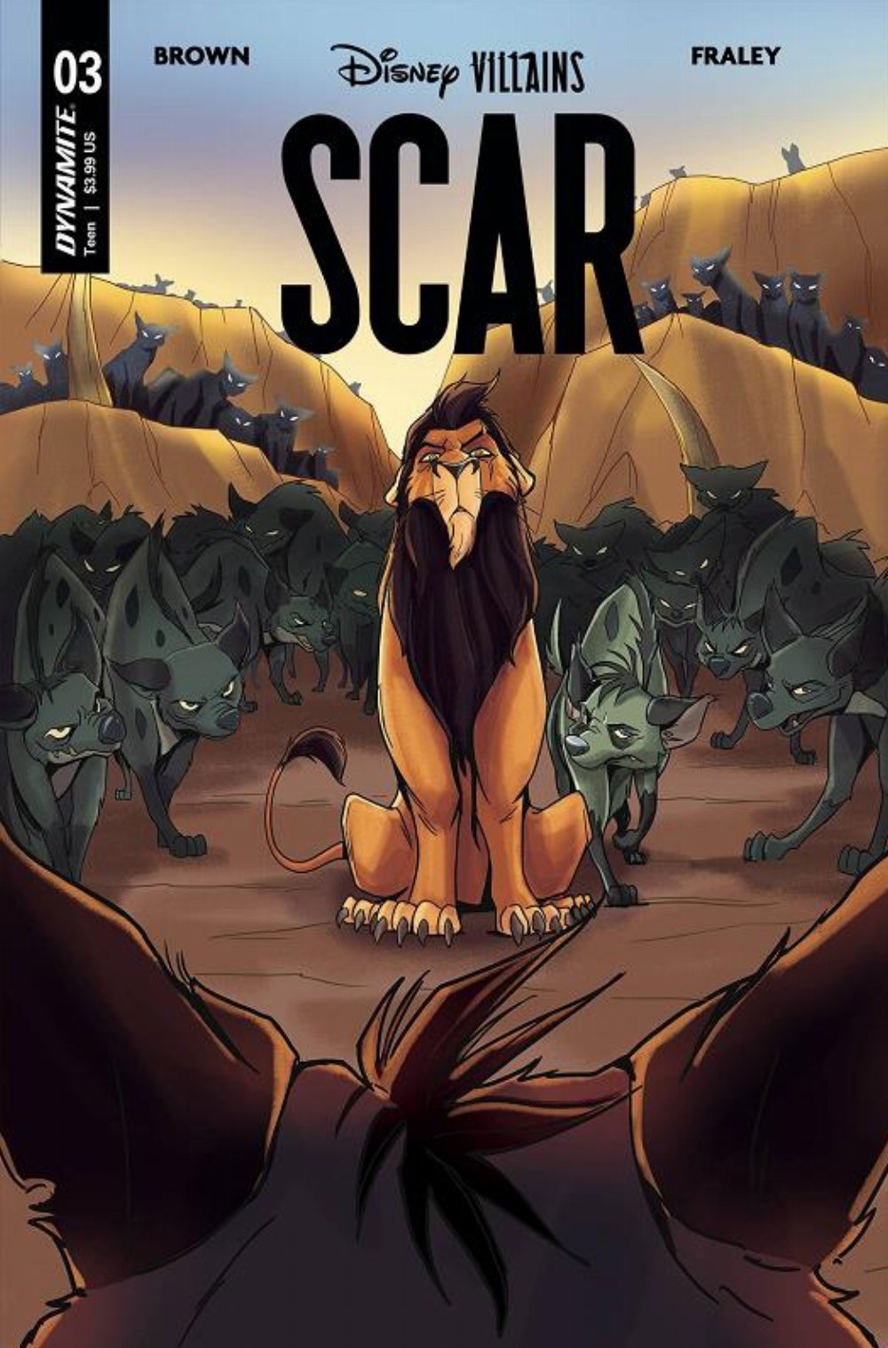 Τεύχος Κόμικ Disney Villains Scar #3 Cover F