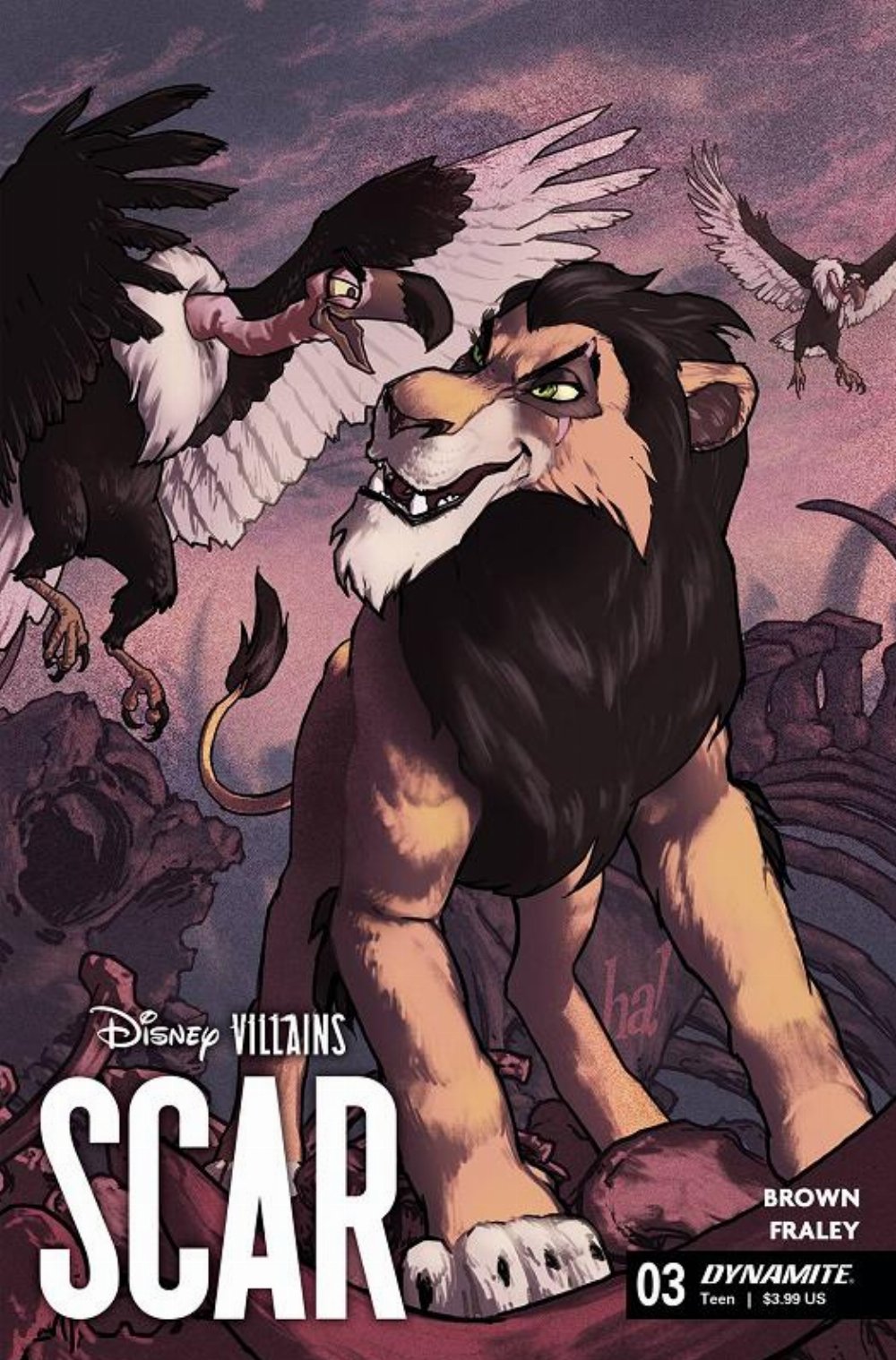 Τεύχος Κόμικ Disney Villains Scar #3 Cover E