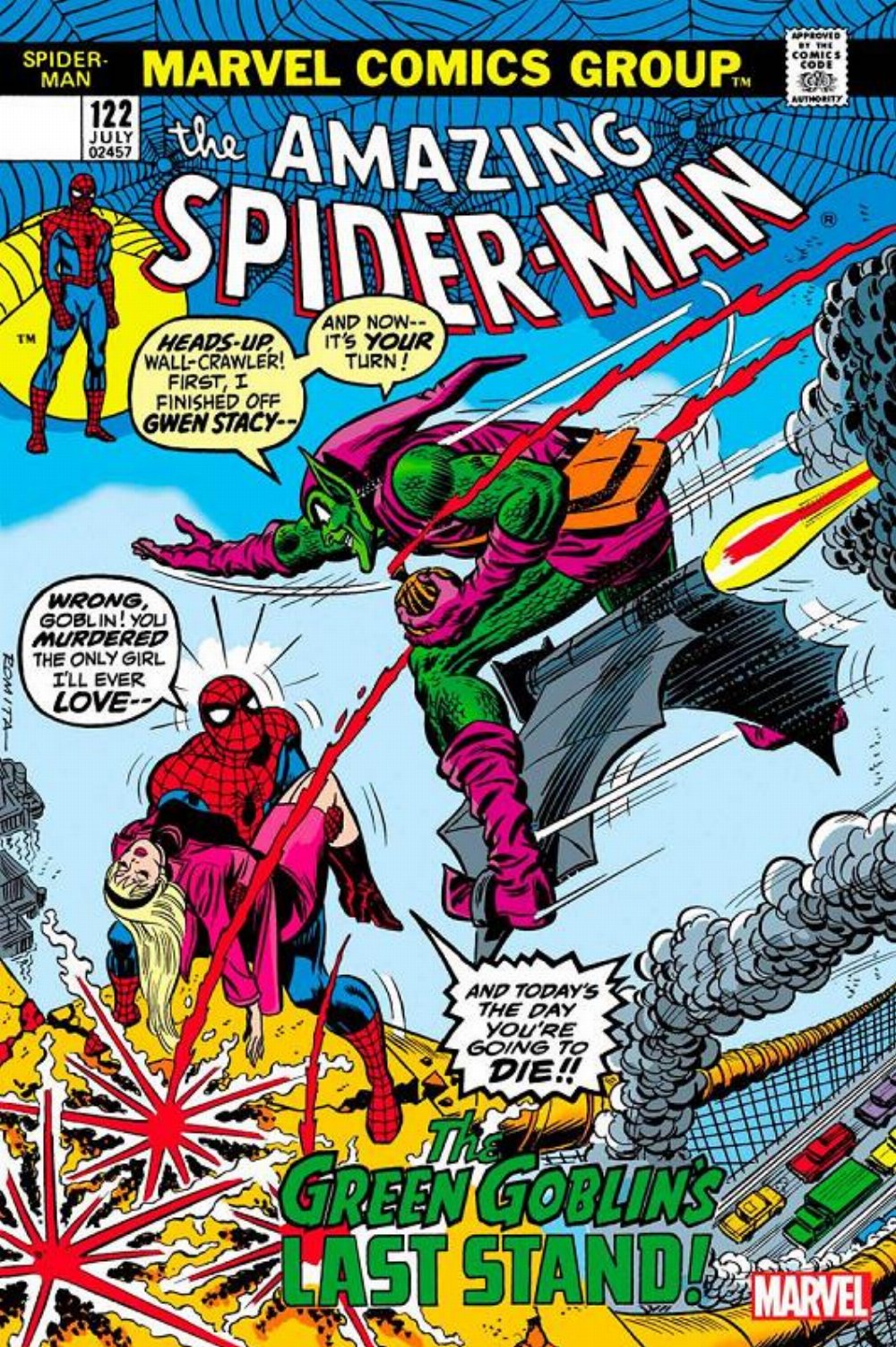 Τεύχος Κόμικ The Amazing Spider-Man #122 Facsimile Edition
