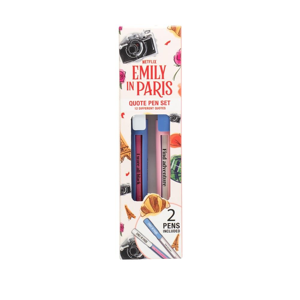 Emily in Paris – Quote Σετ Στυλό (2 Τεμάχια)