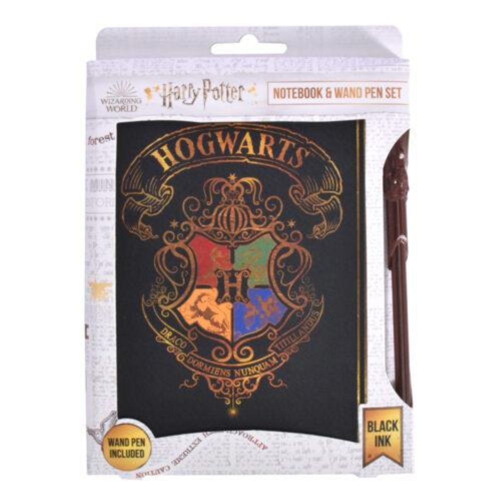 Harry Potter – Colourful Hogwarts Crest Σετ Γραφείου (Σημειωματάριο & Στυλό)