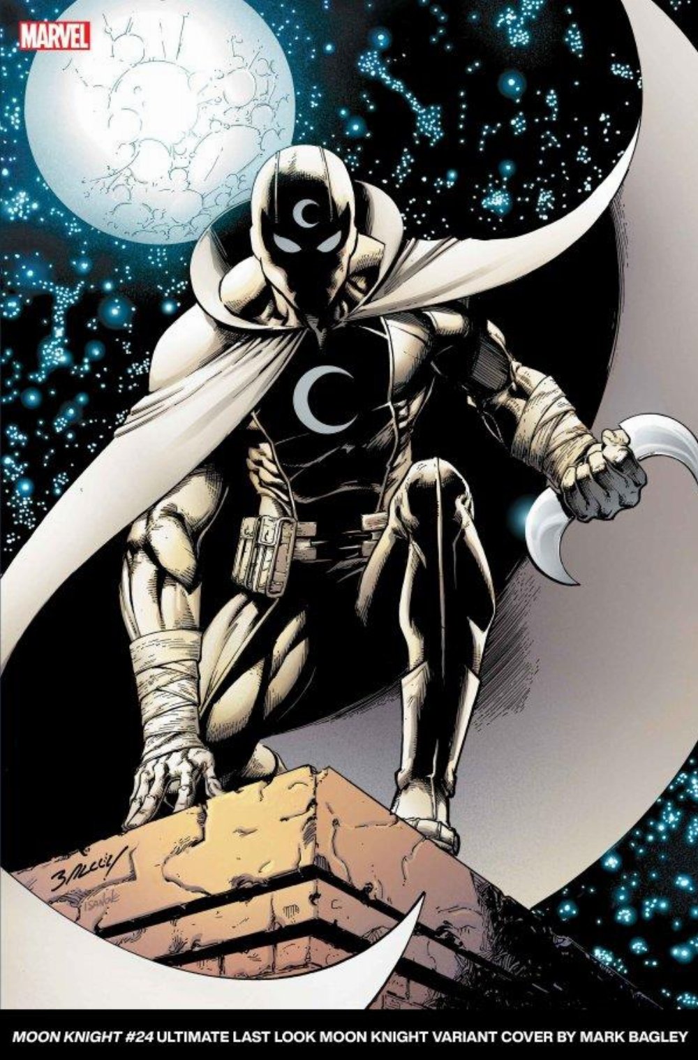 Τεύχος Κόμικ Moon Knight #24 Ultimate Last Look Variant Cover