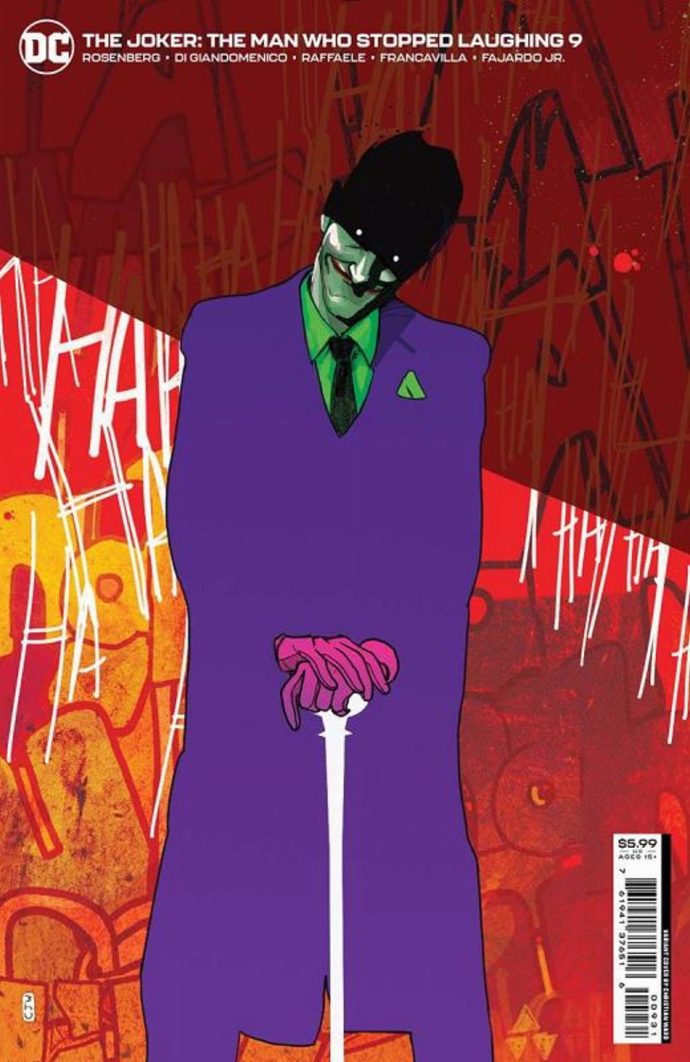 Τεύχος Κόμικ The Joker The Man Who Stopped Laughing #9 Ward Variant Cover C