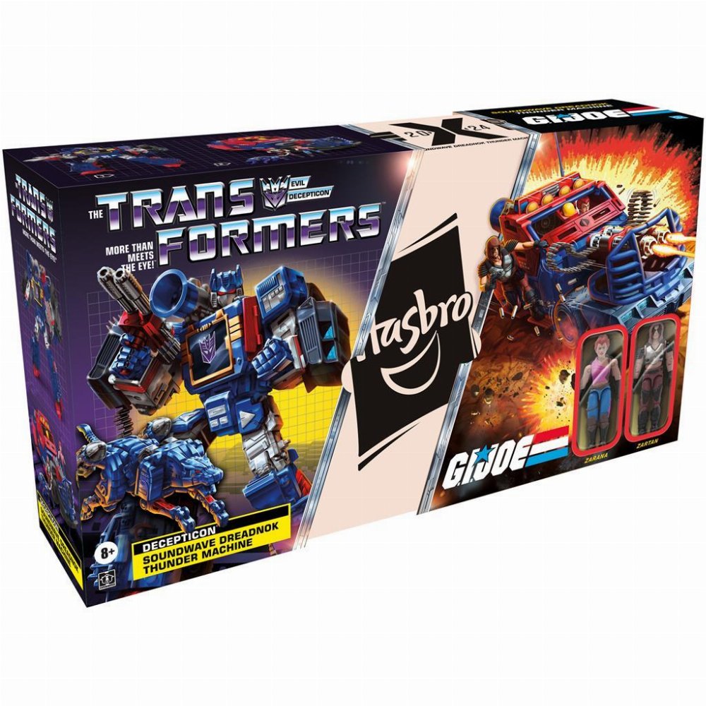 Transformers x G.I. Joe – Decepticon Soundwave Dreadnok Thunder Machine with Zarana & Zartan Φιγούρες Δράσης (33 cm)