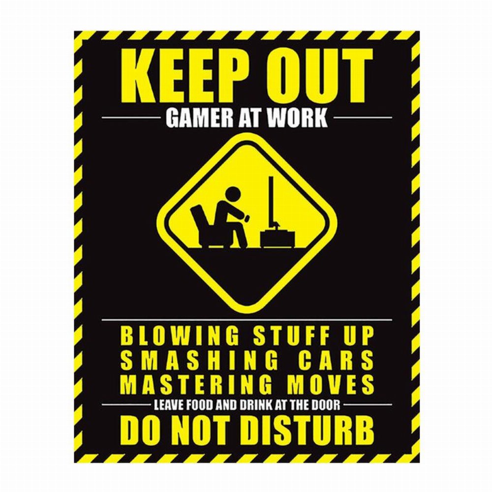 Do Not Disturb – Gamer at Work Αυθεντική Αφίσα (50x40cm)