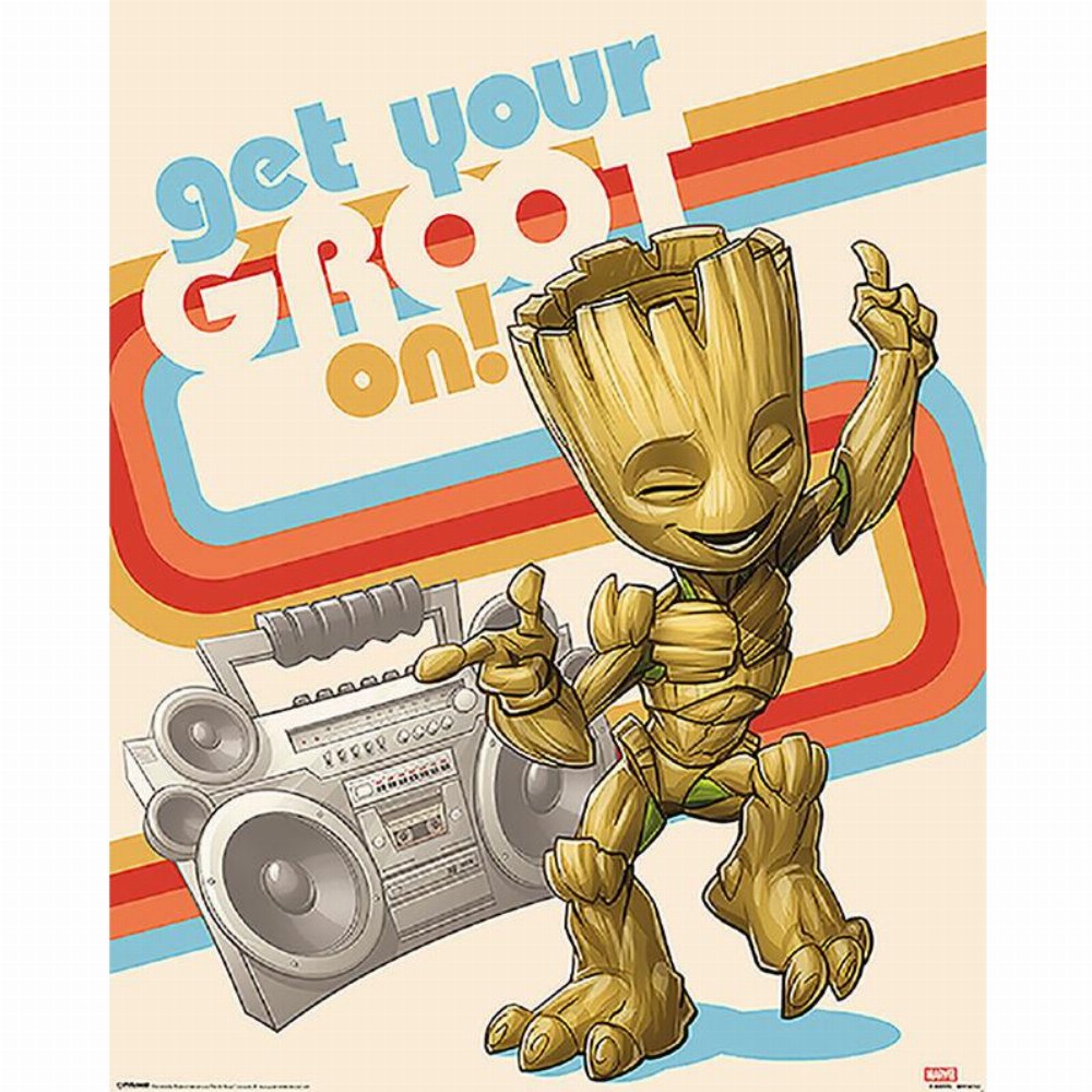 Marvel: Guardians of the Galaxy – Get Your Groot On Αυθεντική Αφίσα (50x40cm)
