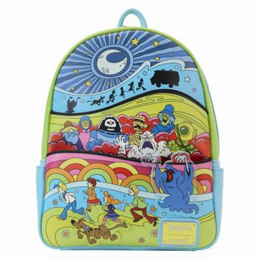 Loungefly – Scooby Doo: Psychedelic Monster Chase (Glows in the Dark) Τσάντα Σακίδιο