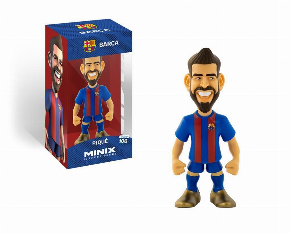 Football Stars: Minix – Pique (Barcelona) #106 Φιγούρα Αγαλματίδιο (12cm)