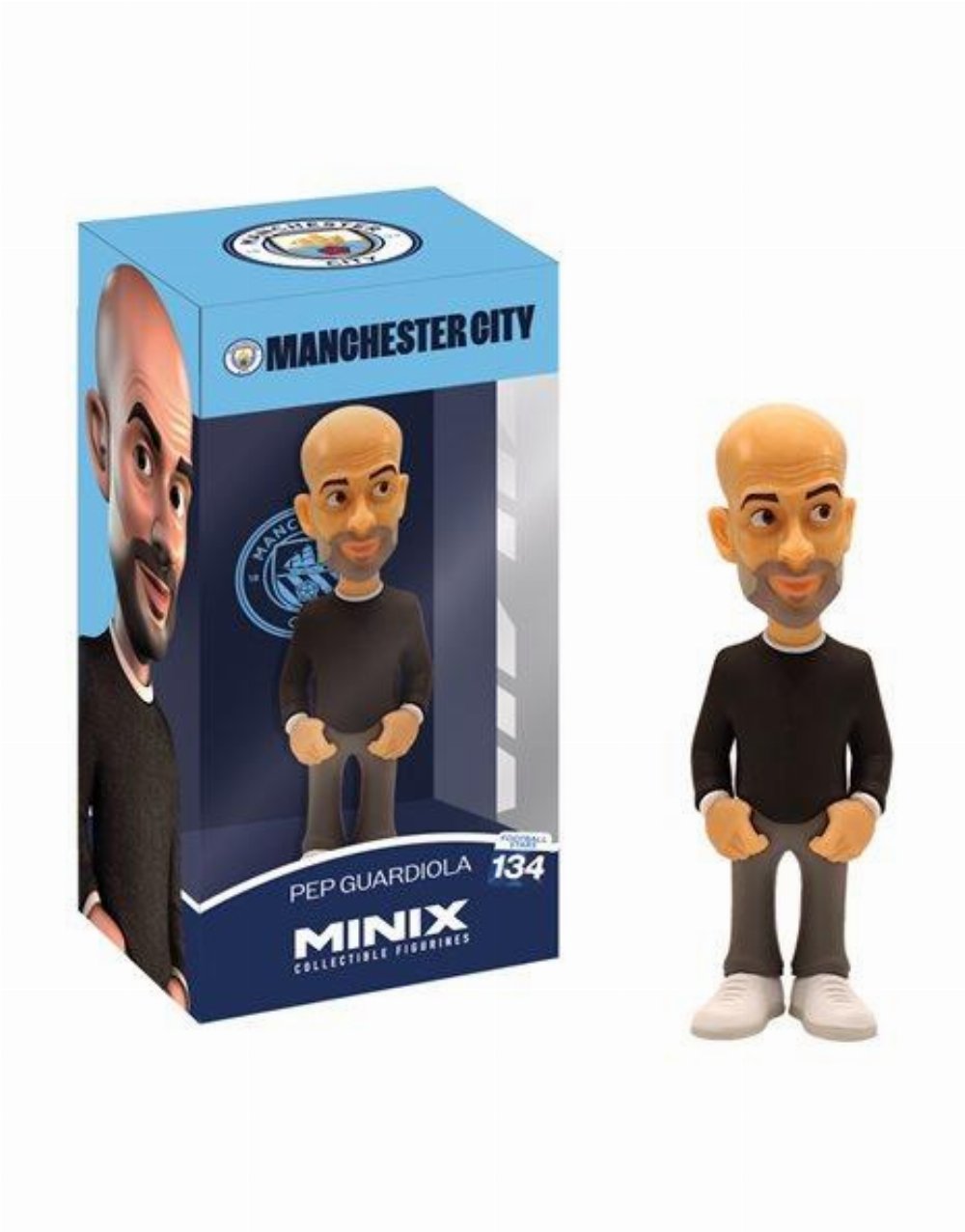 Football Stars: Minix – Pep Guardiola (Manchester City) #134 Φιγούρα Αγαλματίδιο (12cm)