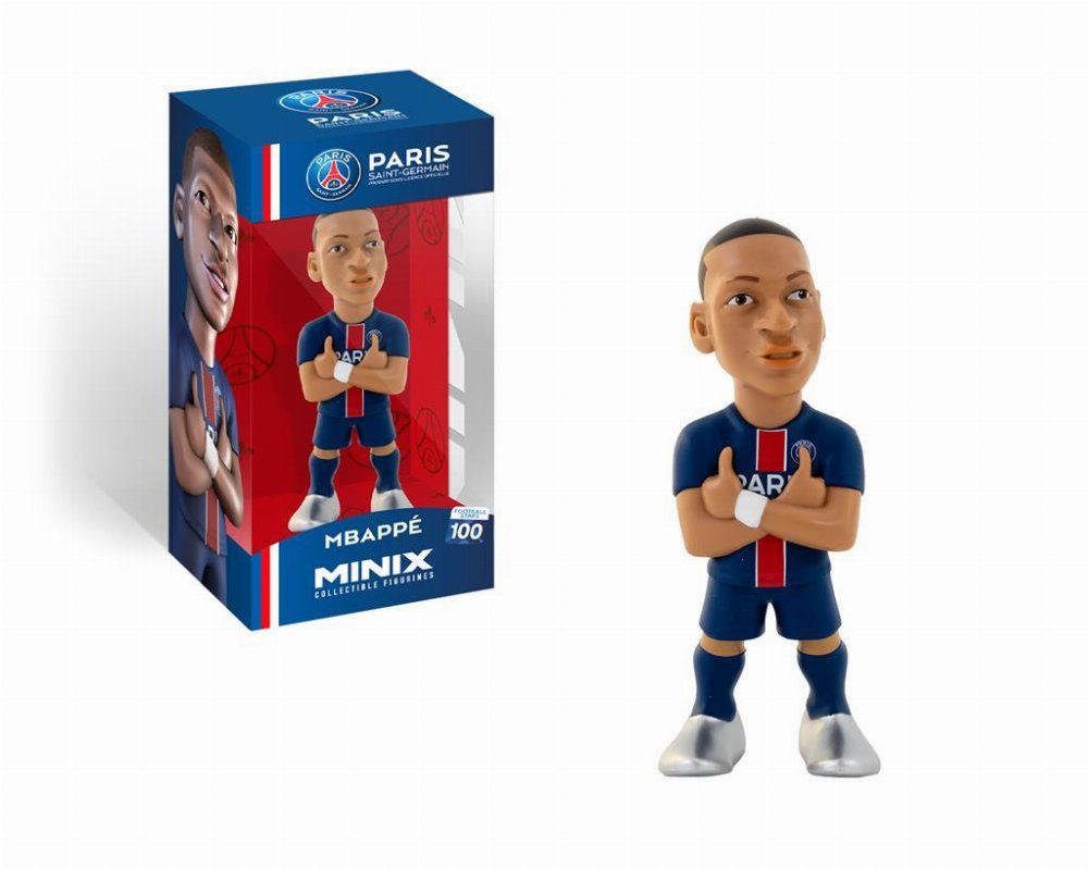 Football Stars: Minix – Mbappe (Paris Saint-Germain) #100 Φιγούρα Αγαλματίδιο (12cm)