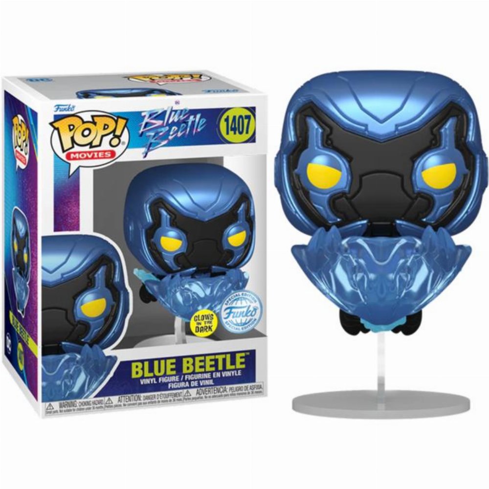 Φιγούρα Funko POP! Blue Beetle – Blue Beetle (GITD) #1407 (Exclusive)