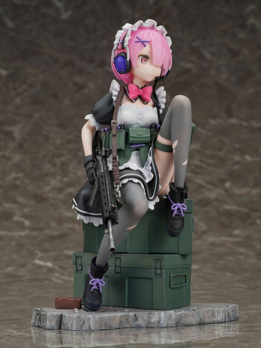 Re:Zero Starting Life in Another World – Ram Military 1/7 Φιγούρα Αγαλματίδιο (20cm)