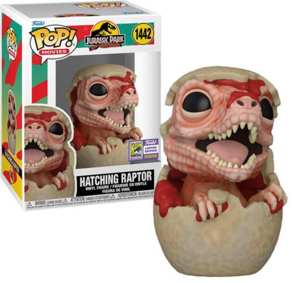Φιγούρα Funko POP! Jurassic World – Hatching Raptor #1442 (SDCC 2023 Exclusive)
