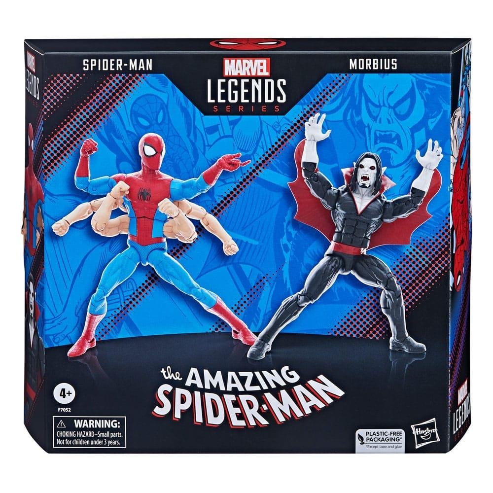 Marvel Legends: The Amazing Spider-Man – Spider-Man & Morbius 2-Pack Φιγούρες Δράσης (15cm)