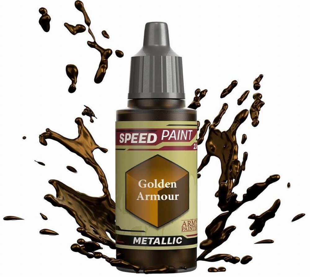 The Army Painter - Speedpaint Metallic Golden Armour Χρώμα Μοντελισμού (18ml)