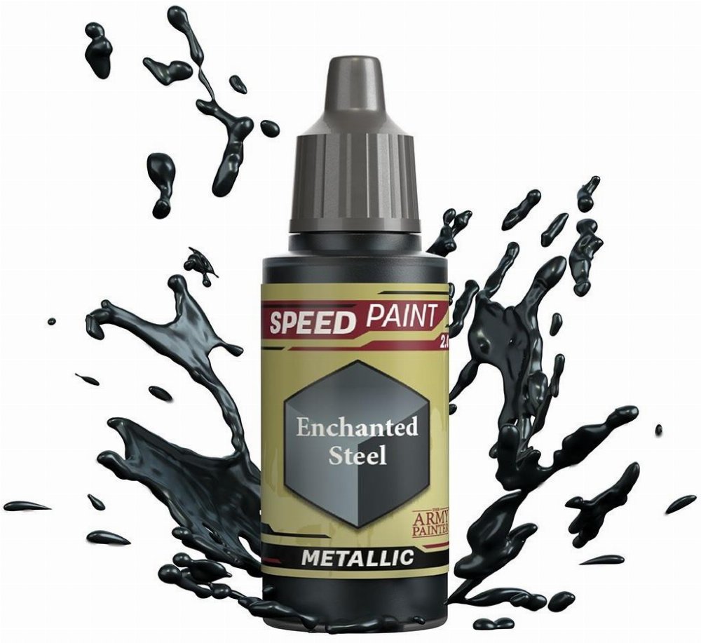 The Army Painter – Speedpaint Metallic Enchanted Steel Χρώμα Μοντελισμού (18ml)