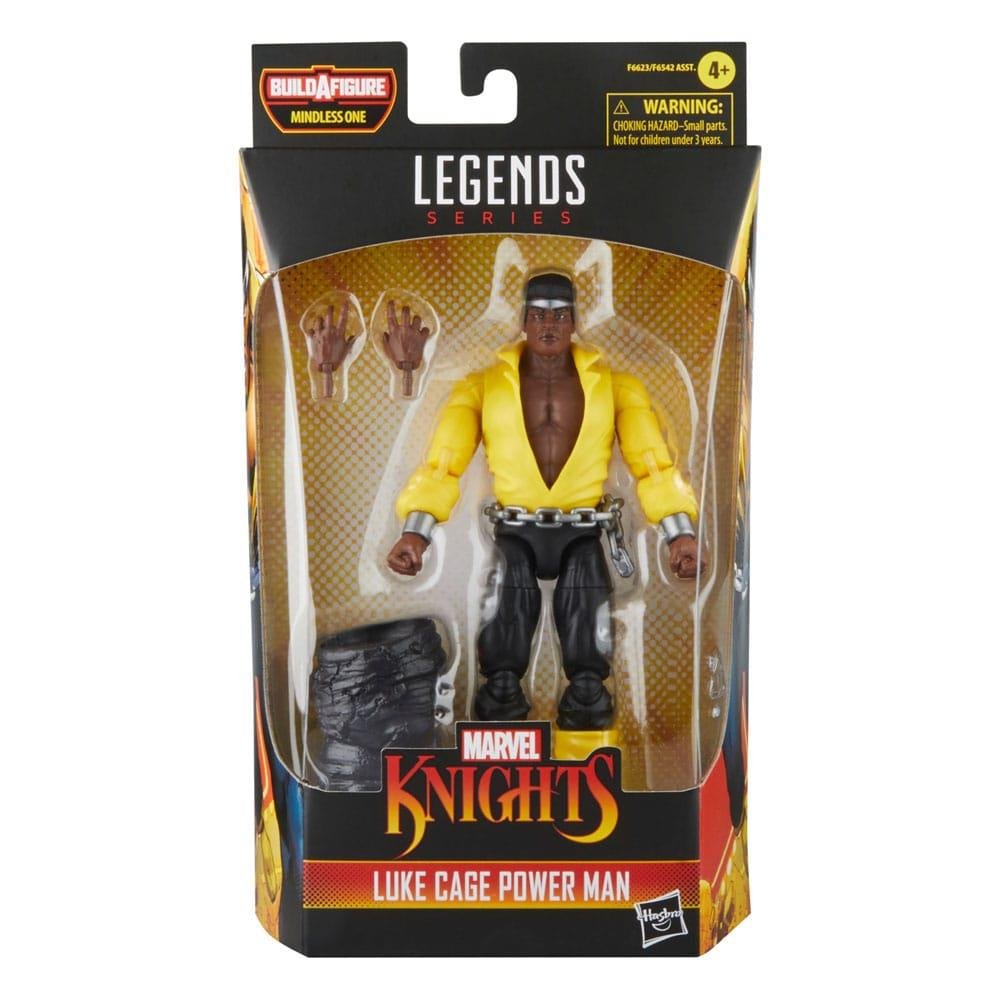 Marvel Legends: Marvel Knights – Luke Cage Power Man Φιγούρα Δράσης (15cm) Build-a-Figure Mindless One
