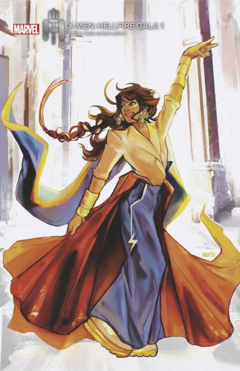 Τεύχος Κόμικ X-Men Hellfire Gala 2023 #1 Mashal Ahmed Hellfire Gala Spoiler Variant Cover