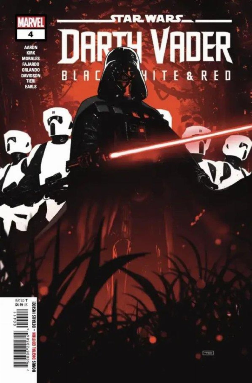 Τεύχος Κόμικ Star Wars Darth Vader Black, White & Red #4