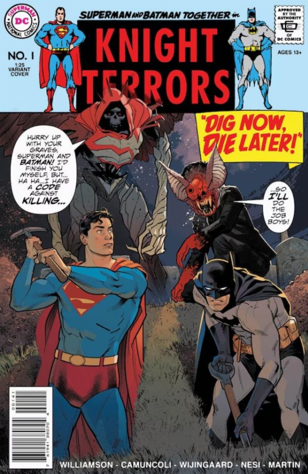 Τεύχος Κόμικ Knight Terrors #1 (OF 4) 1/25 Shaner Cardstock Variant Cover