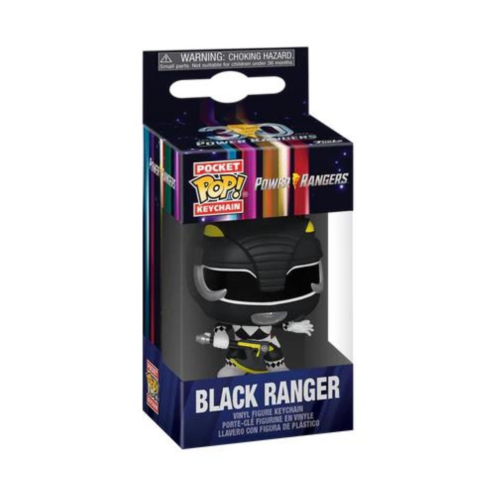 Funko Pocket POP! Μπρελόκ Power Rangers – Black Ranger Φιγούρα