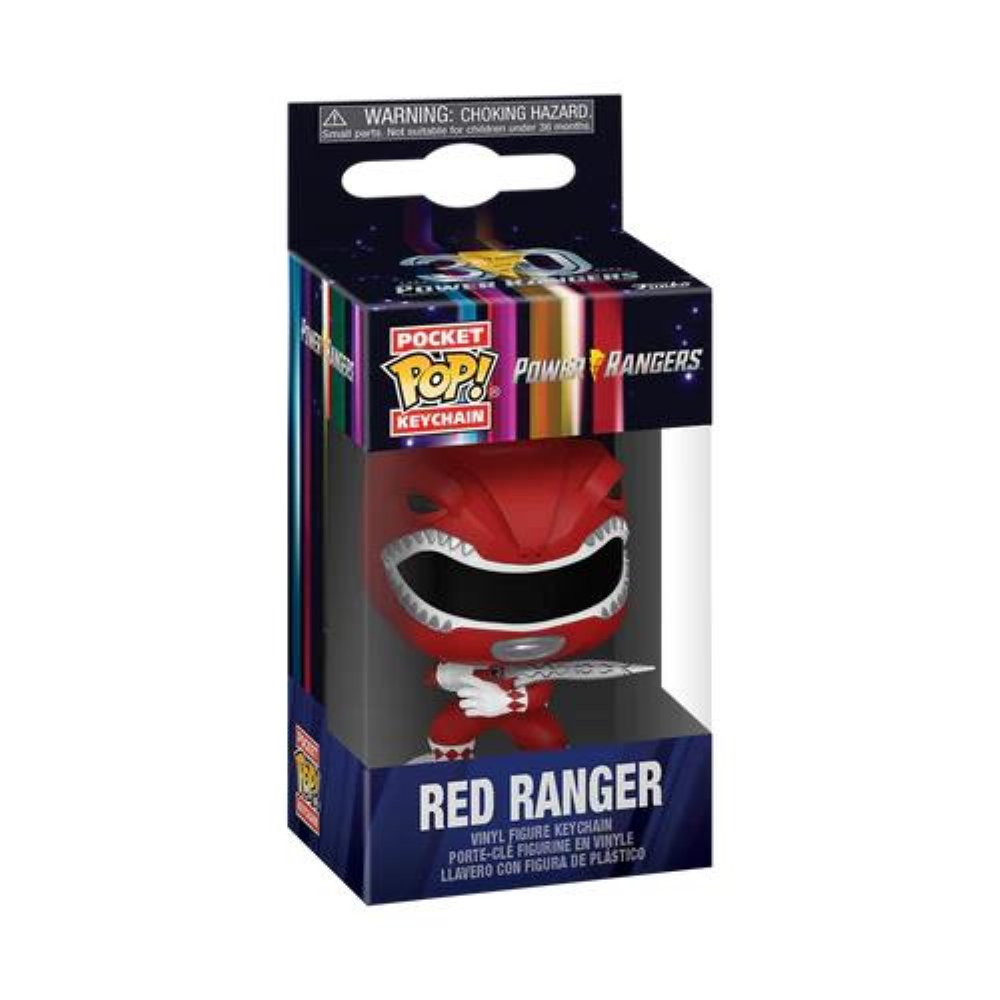 Funko Pocket POP! Μπρελόκ Power Rangers – Red Ranger Φιγούρα