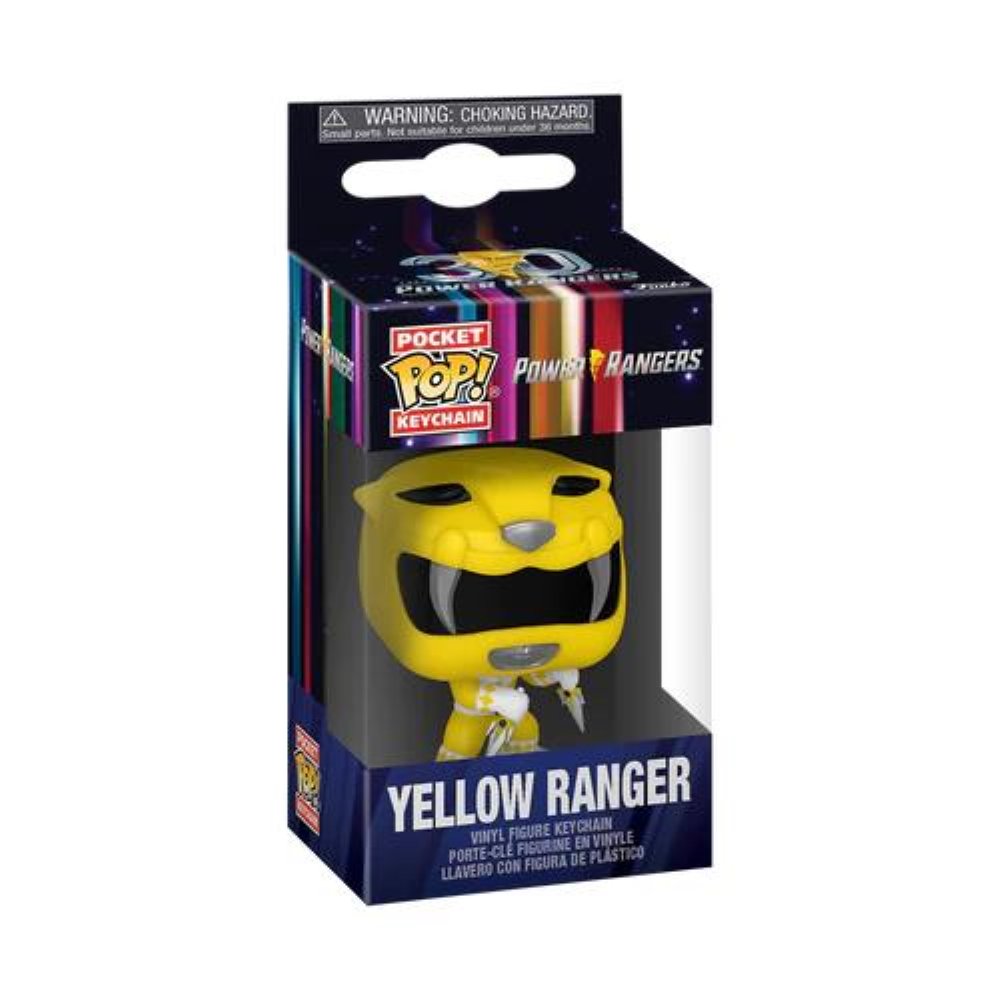 Funko Pocket POP! Μπρελόκ Power Rangers – Yellow Ranger Φιγούρα