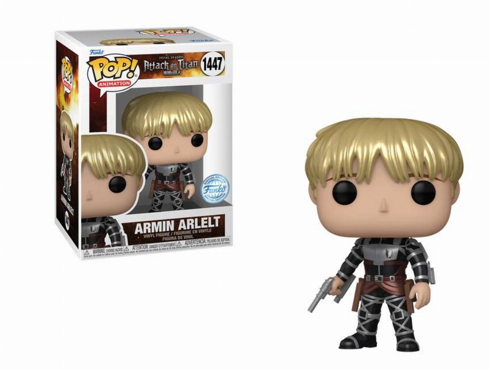 Φιγούρα Funko POP! Attack on Titan – Armin Arlelt (Metallic) #1447 (Exclusive)