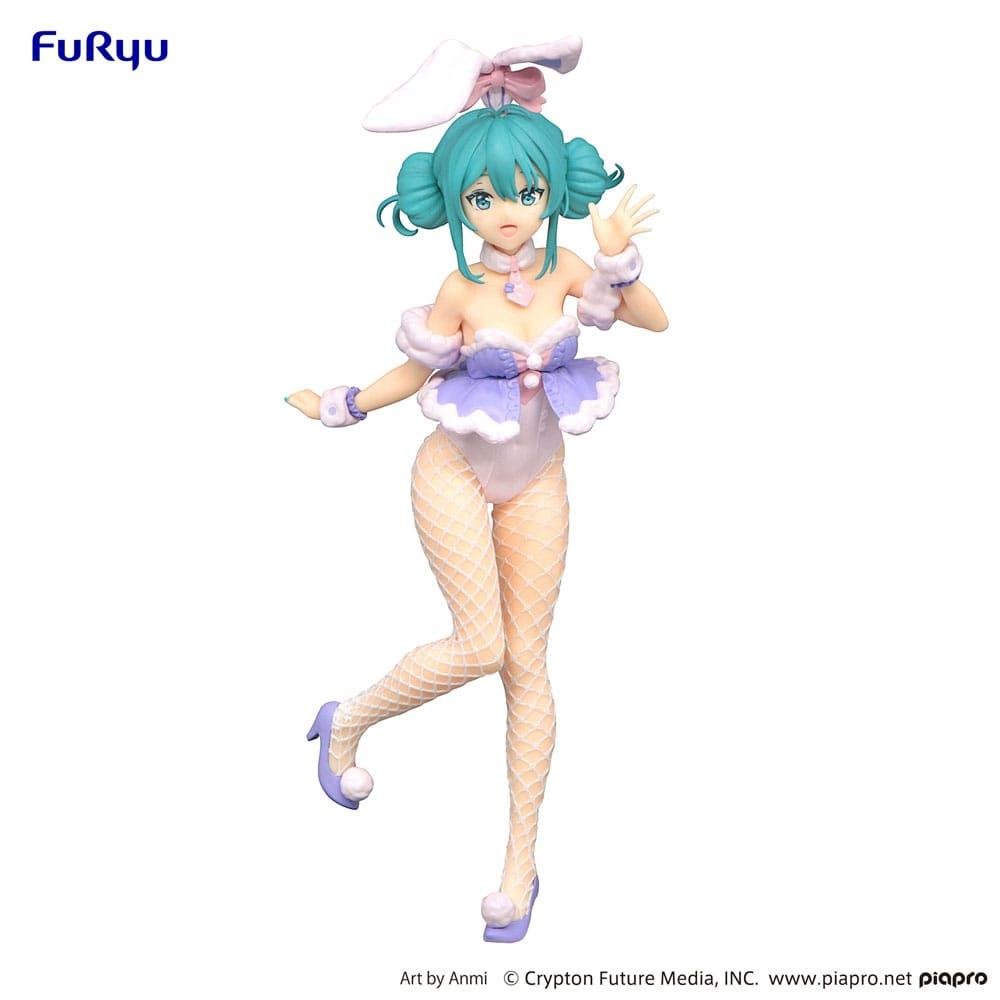 Vocaloid Hatsune Miku: BiCute Bunnies – White Rabbit Purple Color Φιγούρα Αγαλματίδιο (28cm)