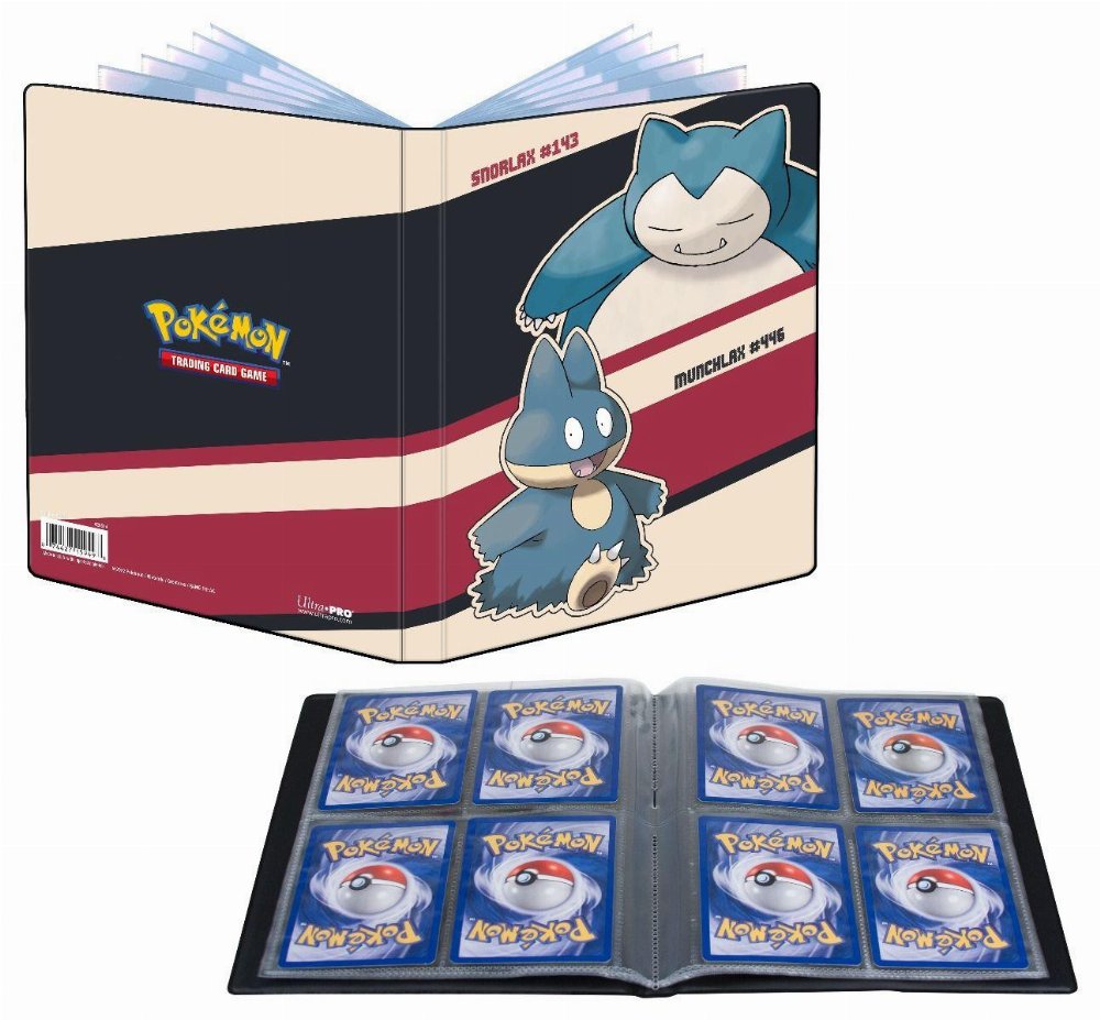 Ultra Pro 4-Pocket Portfolio – Pokemon: Snorlax & Munchlax
