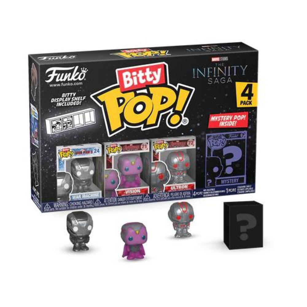 Funko Bitty POP! Marvel – War Machine, Vision, Ultron & Chase Mystery 4-Pack Φιγούρες
