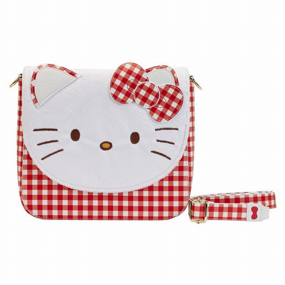 Loungefly – Hello Kitty: Gingham Cosplay Τσάντα